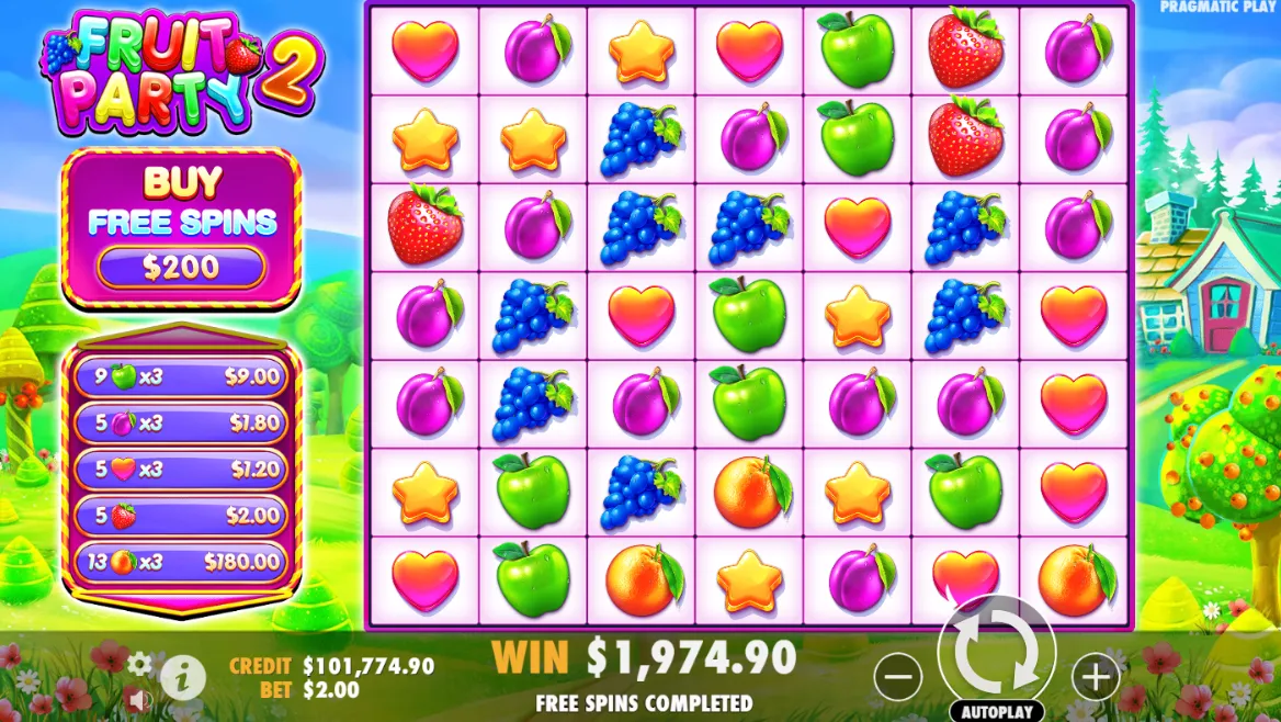 Fruit Party 2 Slot